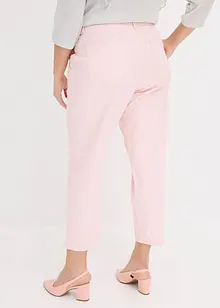 Pantaloni elasticizzati in twill con cucitura, bonprix