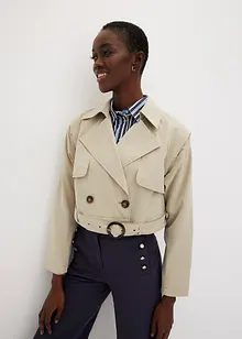 Trench con maniche e parte inferiore staccabili, bonprix