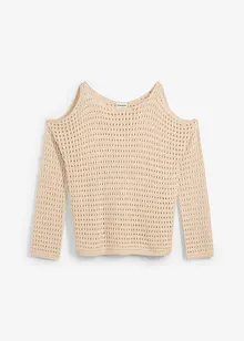Maglione boxy con cut-out, bonprix