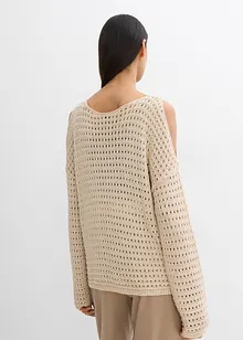 Maglione boxy con cut-out, bonprix