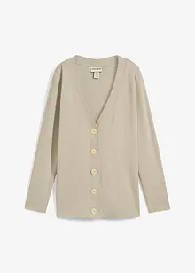 Cardigan in jersey di puro cotone biologico, bonprix