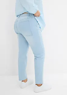 Jeans boyfriend cropped, vita media, bonprix