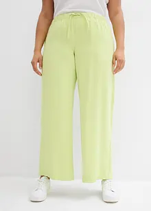 Pantaloni larghi in misto viscosa fluente, bonprix