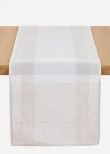 Runner da tavolo in tessuto jacquard tinta unita, bonprix