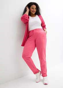 Pantaloni in felpa  con stampa in materiale pesante, bonprix