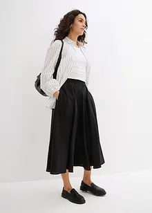 Gonna midi con cinta comoda, bonprix