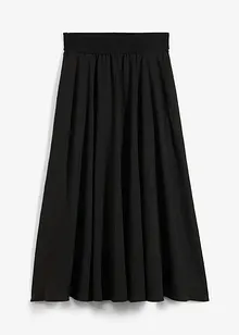 Gonna midi con cinta comoda, bonprix