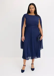 Abito di chiffon con gonna plissettata, bonprix