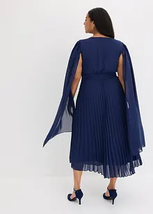 Abito di chiffon con gonna plissettata, bonprix
