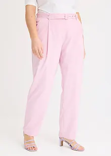 Pantaloni con pinces e cintura, bonprix