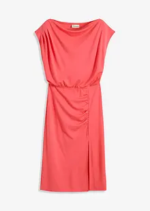 Abito di jersey asimmetrico con arricciatura, bonprix