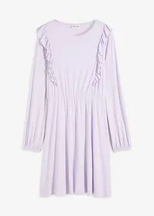 Abito di jersey con volant, bonprix