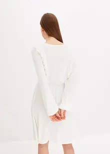 Abito di jersey con volant, bonprix