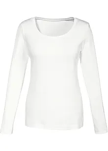 Maglia a maniche lunghe in puro cotone biologico, bonprix
