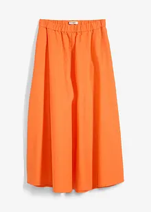 Gonna midi in fresco misto lino, bonprix