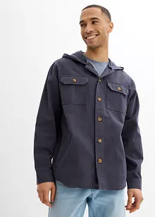 Giacca-camicia con cappuccio, bonprix
