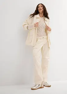 Pantaloni cargo in puro cotone, bonprix