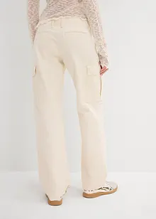 Pantaloni cargo in puro cotone, bonprix