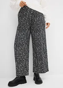 Pantaloni prémaman in viscosa, wide fit, bonprix