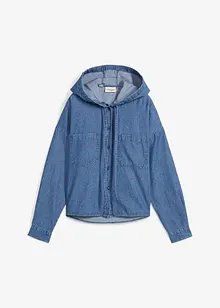 Camicia di jeans con cappuccio, bonprix