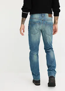 Jeans regular fit in denim robusto, straight, bonprix