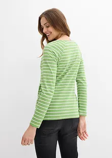 Maglia prémaman / da allattamento in cotone con bottoni a pressione, bonprix