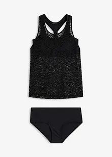 Tankini in pizzo (set 2 pezzi), bonprix