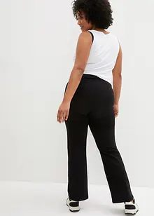 Pantaloni sportivi in cotone, svasati, bonprix