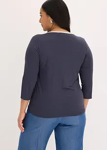 Maglia con bordi a contrasto, bonprix