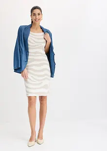 Abito in maglia jacquard, bonprix