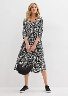 Abito midi in viscosa fluente, bonprix