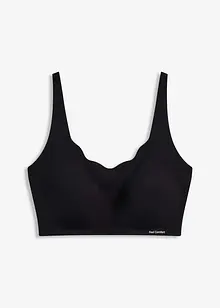 Reggiseno t-shirt imbottito laser cut senza ferretto Feel Comfort, bonprix