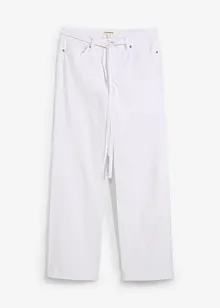 Jeans wide leg con cintura, vita media, bonprix