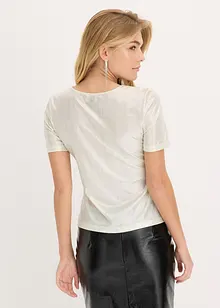 Maglia in materiale lucido, bonprix
