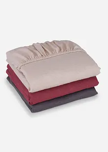 Lenzuolo con angoli in jersey melange, bonprix