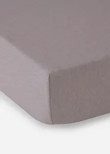 Lenzuolo con angoli in jersey melange, bonprix