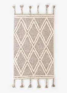 Tappeto da bagno con frange, bonprix