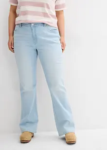 Jeans bootcut, vita alta, bonprix