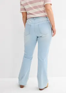 Jeans bootcut, vita alta, bonprix