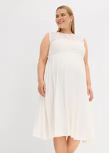 Abito prémaman con pizzo in jersey, bonprix