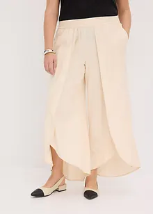 Pantaloni cropped con spacco, bonprix