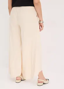 Pantaloni cropped con spacco, bonprix