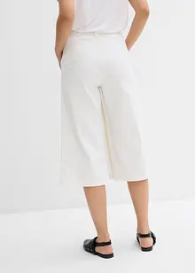 Gonna pantalone in misto cotone elasticizzato, bonprix