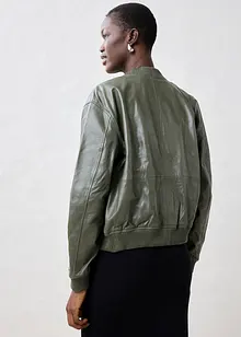 Bomber in nappa di agnello, bonprix