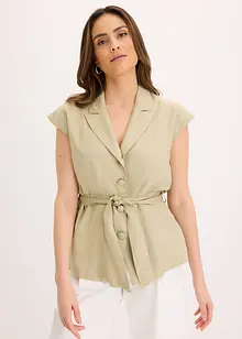 Blazer senza maniche in lyocell, bonprix