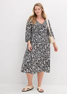 Abito midi in viscosa fluente, bonprix