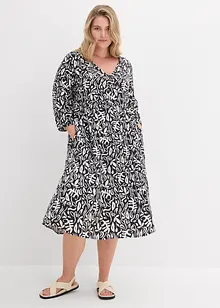Abito midi in viscosa fluente, bonprix