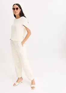 Maglia oversize in misto viscosa fluente, bonprix