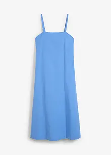 Abito midi in misto viscosa con corpino a fascia, bonprix