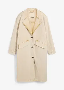 Trench lungo in twill, bonprix